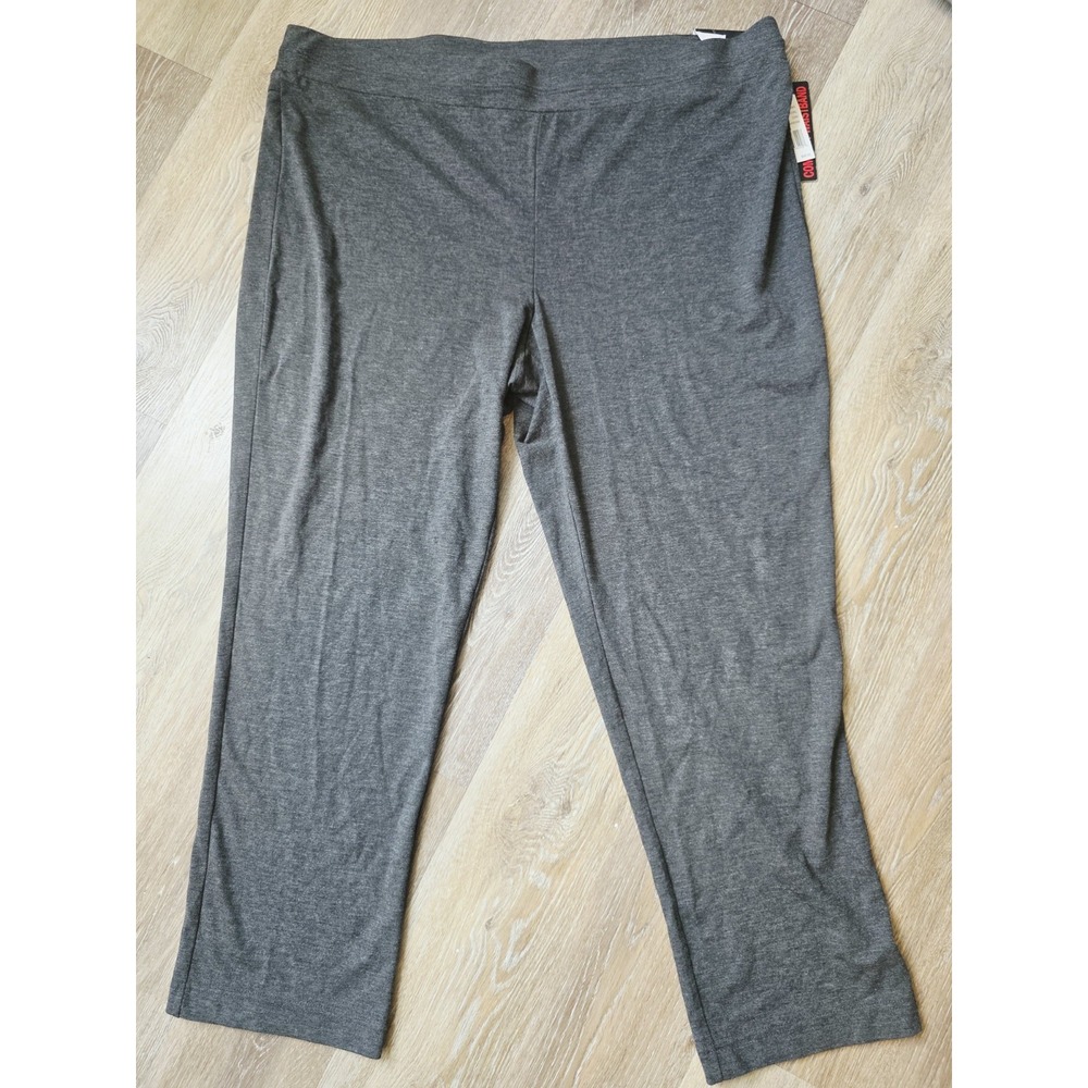 Briggs Women's Pants The Slimming Solution Comfort Waistband Size 22W Gray
